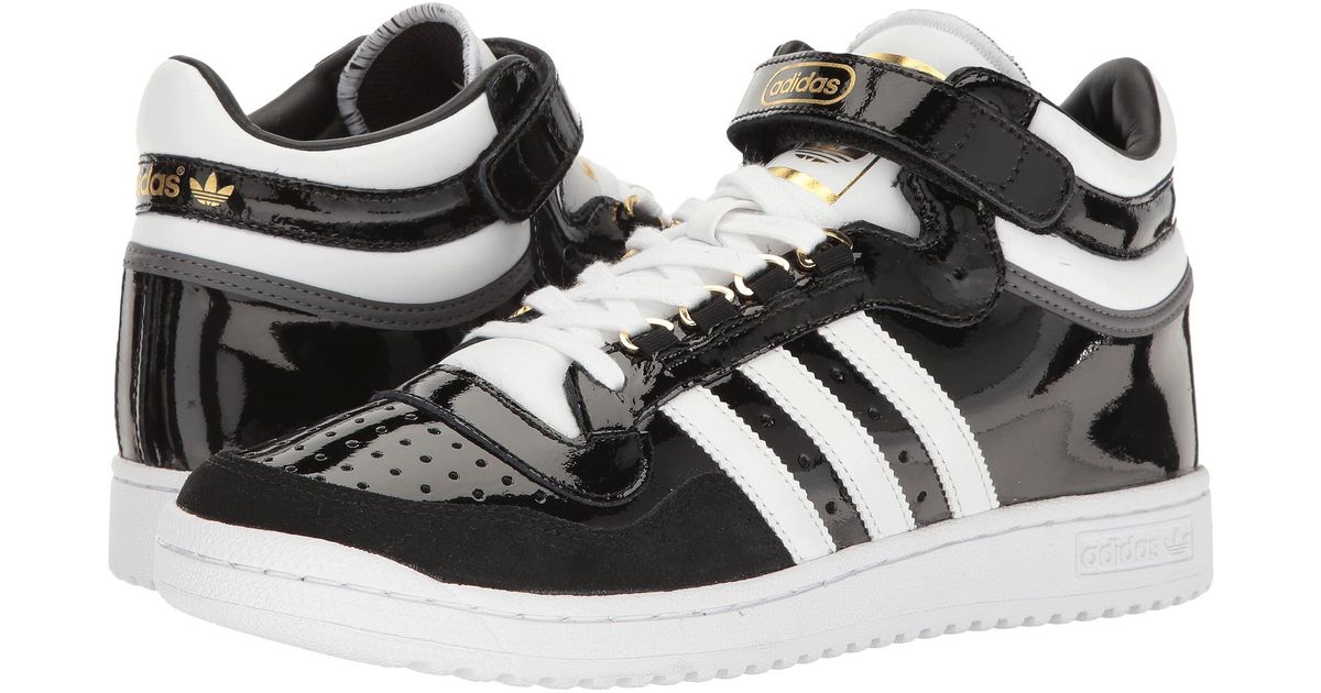 adidas Originals Leather Concord Ii Mid in Black for Men | Lyst